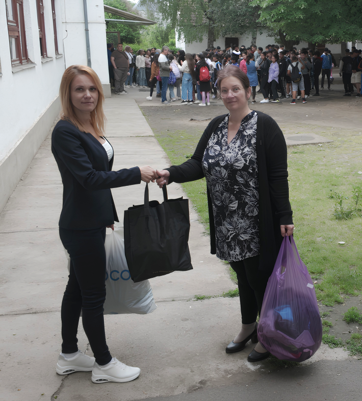 Gyermekruha átadásról kész